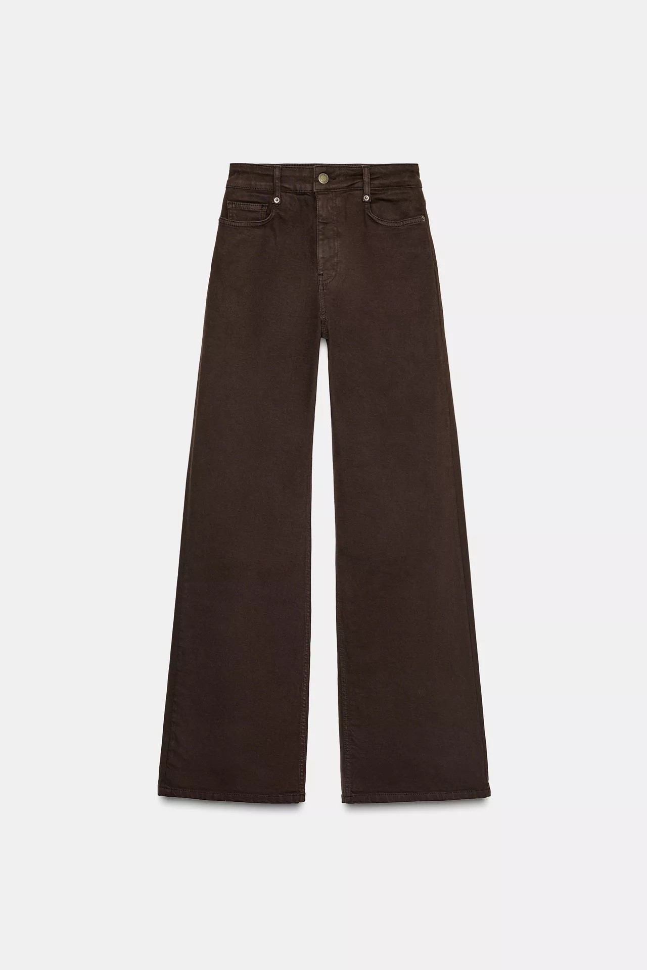 ZW COLLECTION HIGH RISE WIDE LEG JEANS -  they have stretch if you want to size down for a more fitted look! I’m a size 8 and got a size 6. 