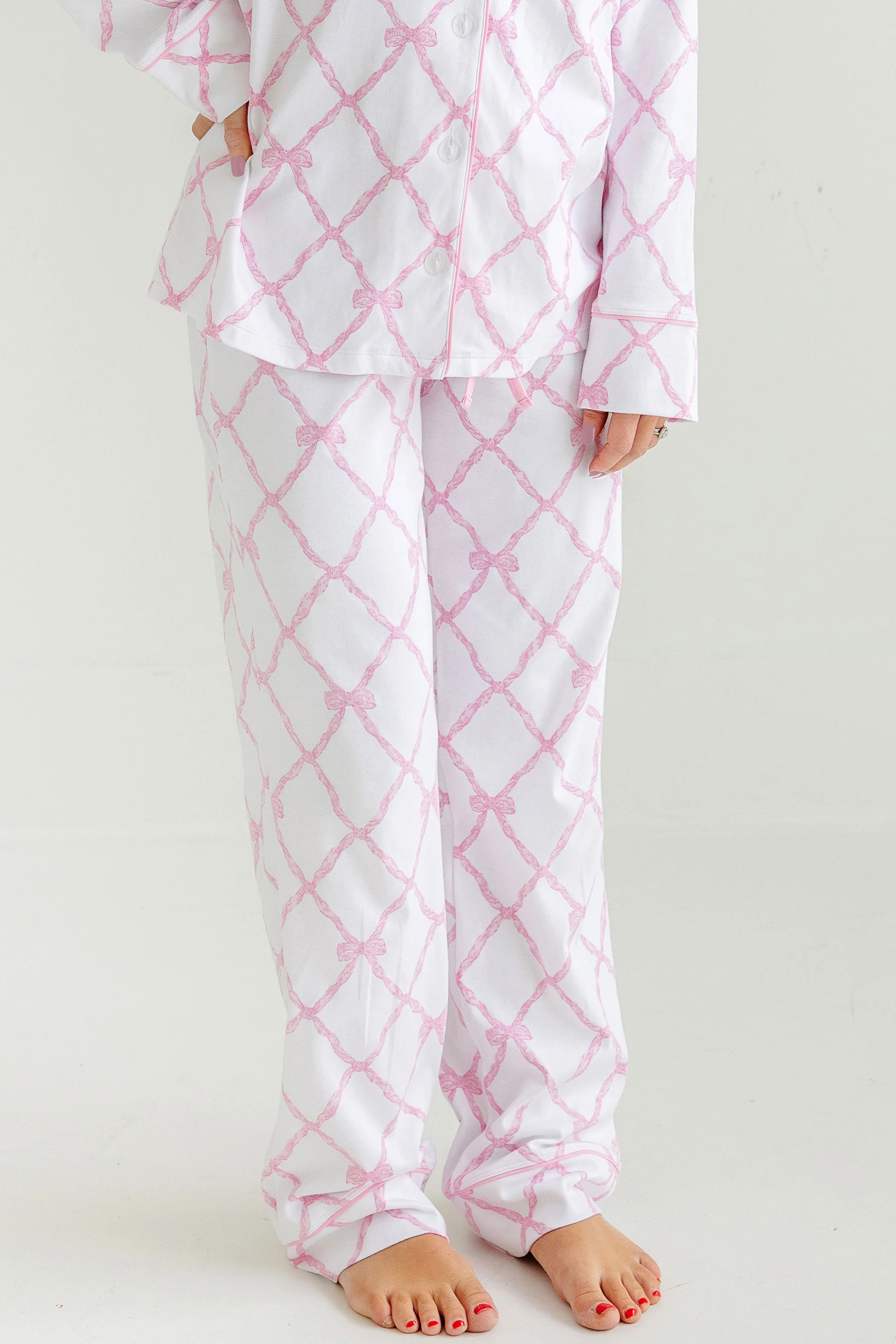 Let Me Lounge Pants (Women's) - Belle Meade Bow | The Beaufort Bonnet Company