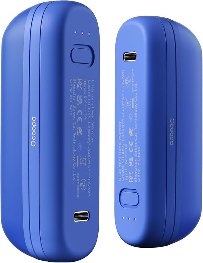 OCOOPA 2 in 1 Magnetic Rechargeable Hand Warmers, UT2s Mini Electric Handwarmers 2 Pack, Split US... | Amazon (US)