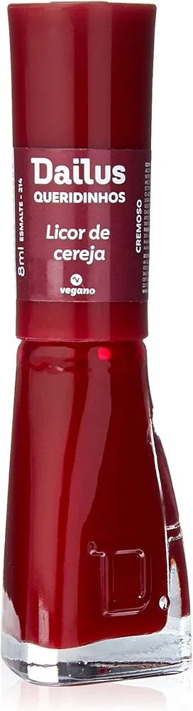 ESMALTE CREMOSO 214 MAÇA DO AMOR, Dailus, vinho | Amazon (BR)