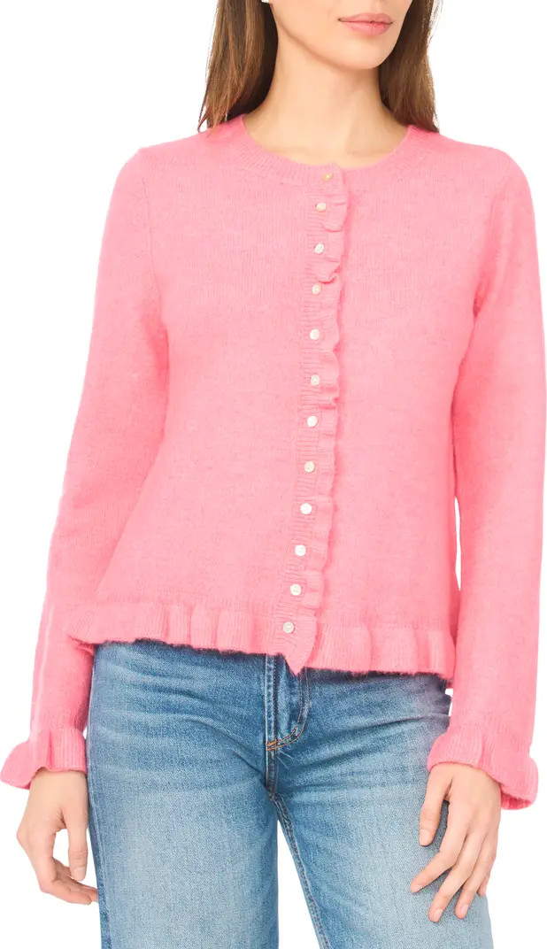 Ruffle Trim Cardigan | Nordstrom