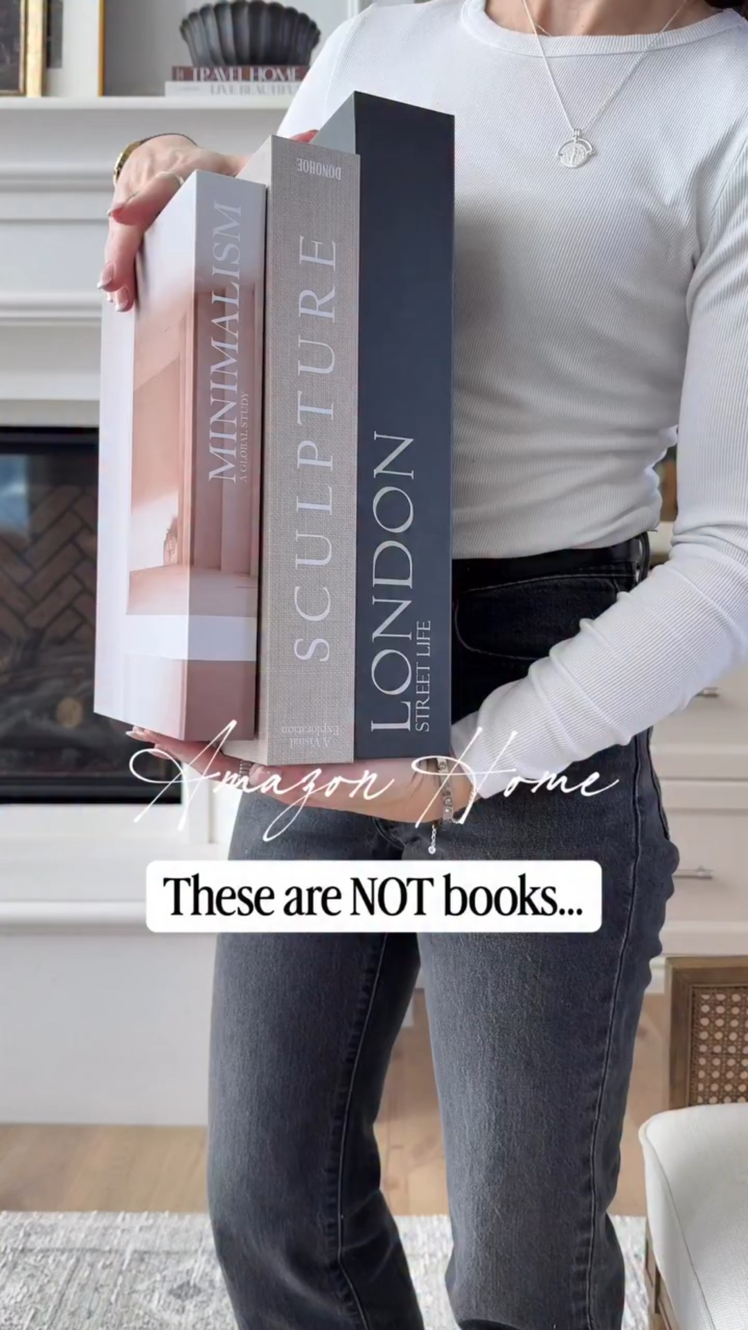 Amazon designer look… hidden storage. 🤌🏼✨ ♥️

I love a home that feels beautiful and functional, and these oversized decorative book boxes are one of my FAVORITE Amazon finds right now: They look like luxury coffee table books, but they secretly store all the little everyday things that usually clutter up your space.

Think: remotes, keys, mail, reading glasses — even those random items that never seem to have a proper home.

✔️ Ultra-realistic book design
✔️ Heavy-duty, sturdy construction
✔️ Neutral, timeless styling
✔️ Perfect for coffee table styling + hidden storage

I especially love this set of 3 oversized faux books for layering on a coffee table, console, or shelf to get that high-end designer look without the designer price.

I’ve also linked them in my bio just for you:
https://amzlink.to/az0gNHisMgqeB

FOLLOW for more Amazon home finds, designer look-for-less decor, and smart storage upgrades that make your home work (and look) better.

Xoxo,
Andrea

#amazonhome #amazondecor #bookboxes #fauxbooks #amazonhack

#LTKHome