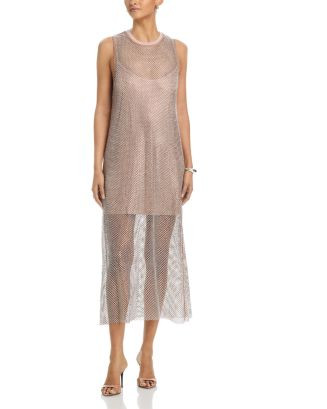 Crystal Mesh Midi Dress - Exclusive | Bloomingdale's (US)