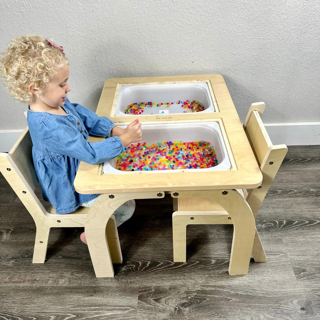 Sensory Table, Ikea Flisat, Ikea Trofast, Activity Table for Kids, Wooden Play Table, Water and S... | Etsy (US)