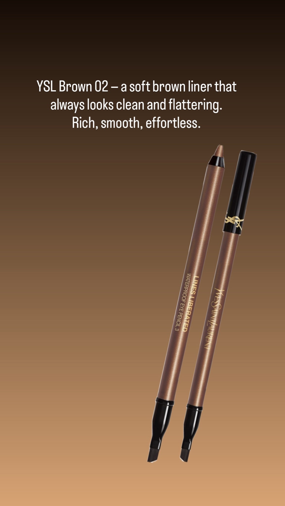YSL Brown 02 — a soft brown liner that always looks clean and flattering.
Rich, smooth, effortless.

#LTKGiftGuide #LTKBeauty #LTKgrwm