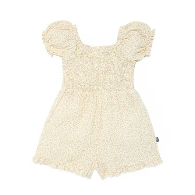 Modern Moments by Gerber Toddler Girl Smock Ruffle Romper, Sizes 12M-5T | Walmart (US)