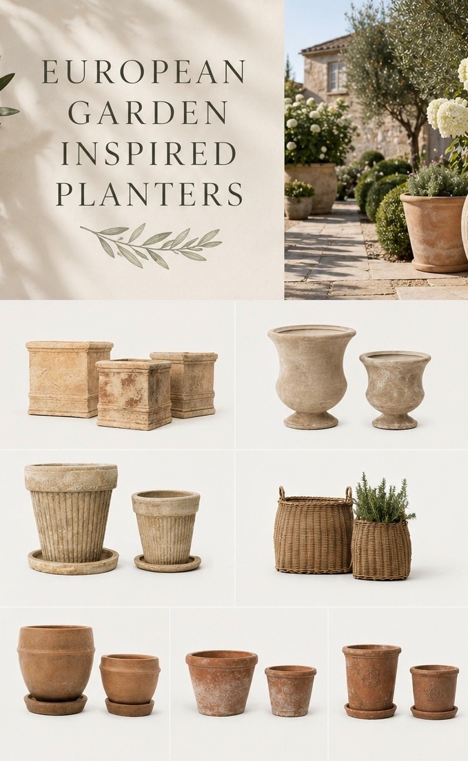 Rounded up tons of my favorite European garden inspired planters at several different price points!!! I own most of them! Garden. Patio. Porch. Plants  

#LTKHome #LTKSeasonal