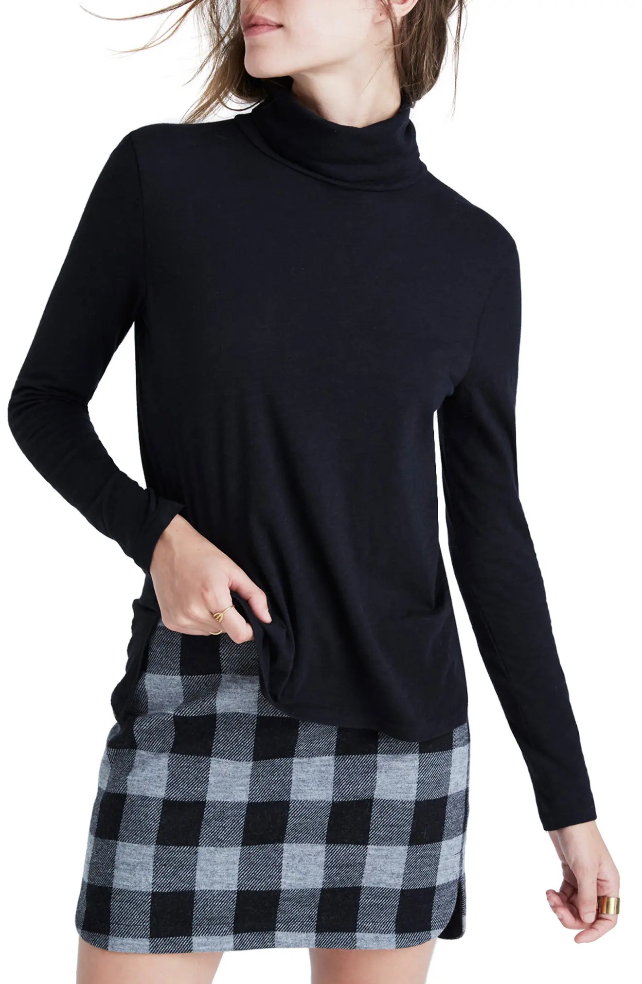 Whisper Cotton Turtleneck Top | Nordstrom