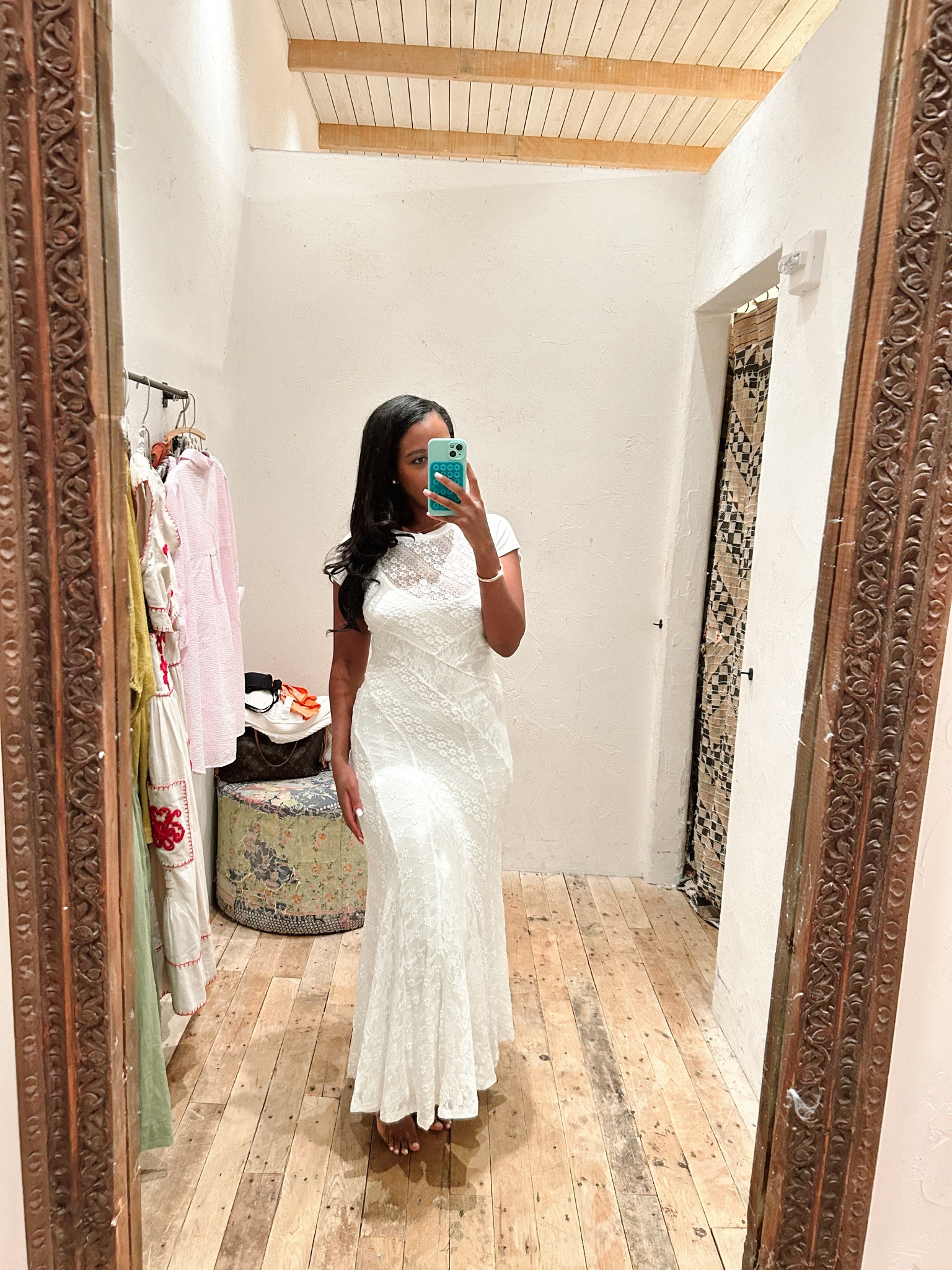 Lace maxi dress - wearing a size S
Resort wear/Vacation Outfit/ Wedding guest dresss

#LTKstyletip #LTKMostLoved #LTKtravel