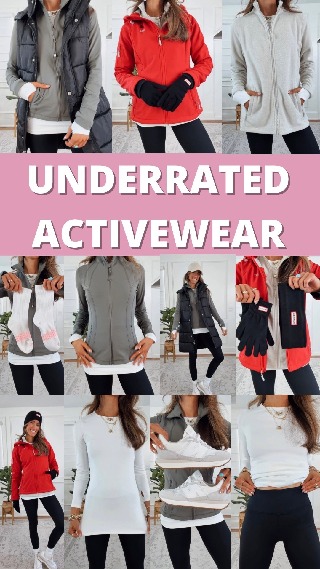 Wearing my true to size xsmall-small in everything 

Activewear | leggings | jacket 

#LTKootd #LTKSaleAlert #LTKFindsUnder50