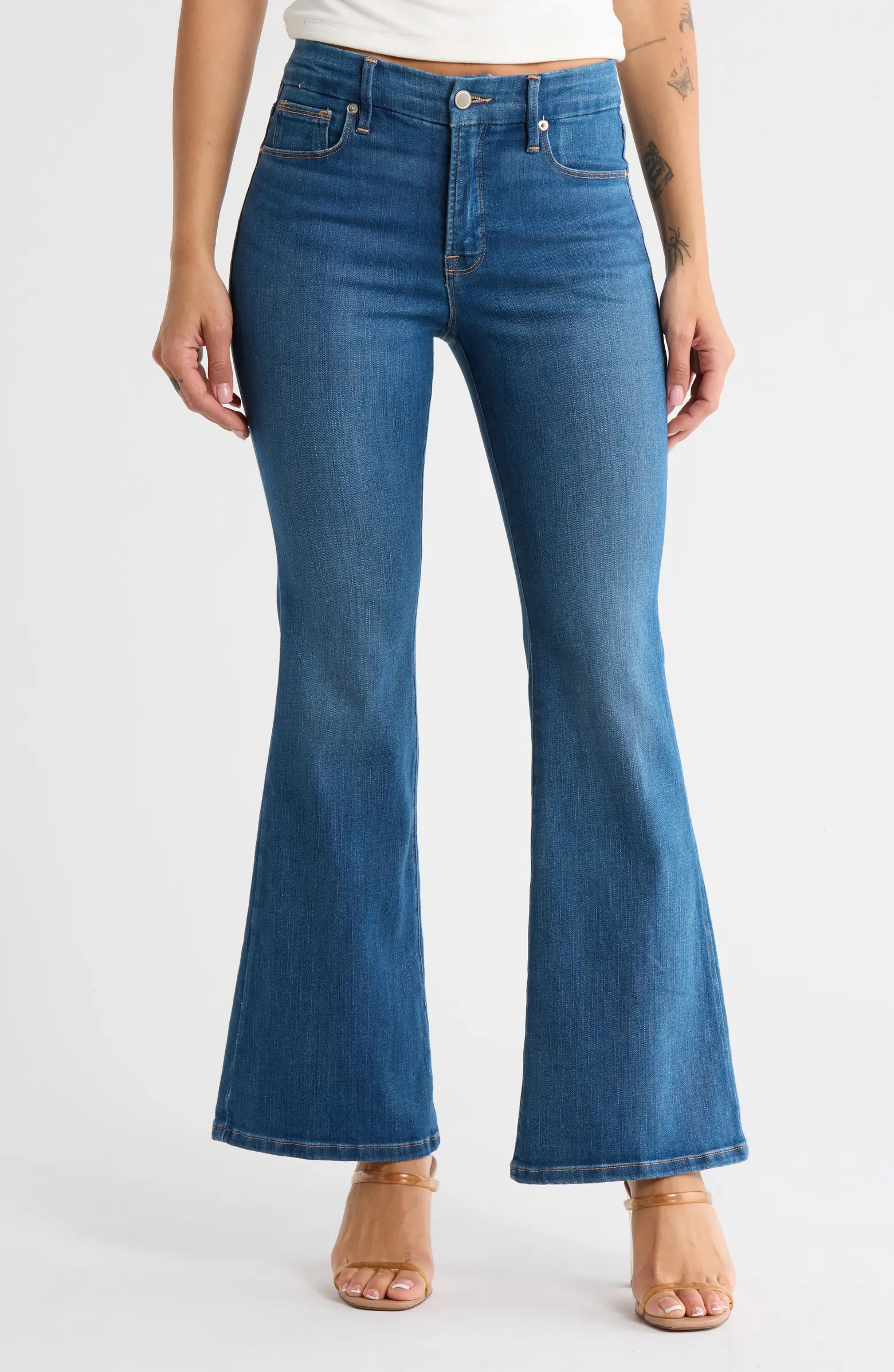 Good Petite Flare Jeans | Nordstrom Rack