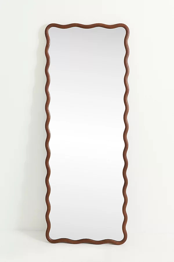 Coquille Scalloped Floor Mirror | Anthropologie (US)