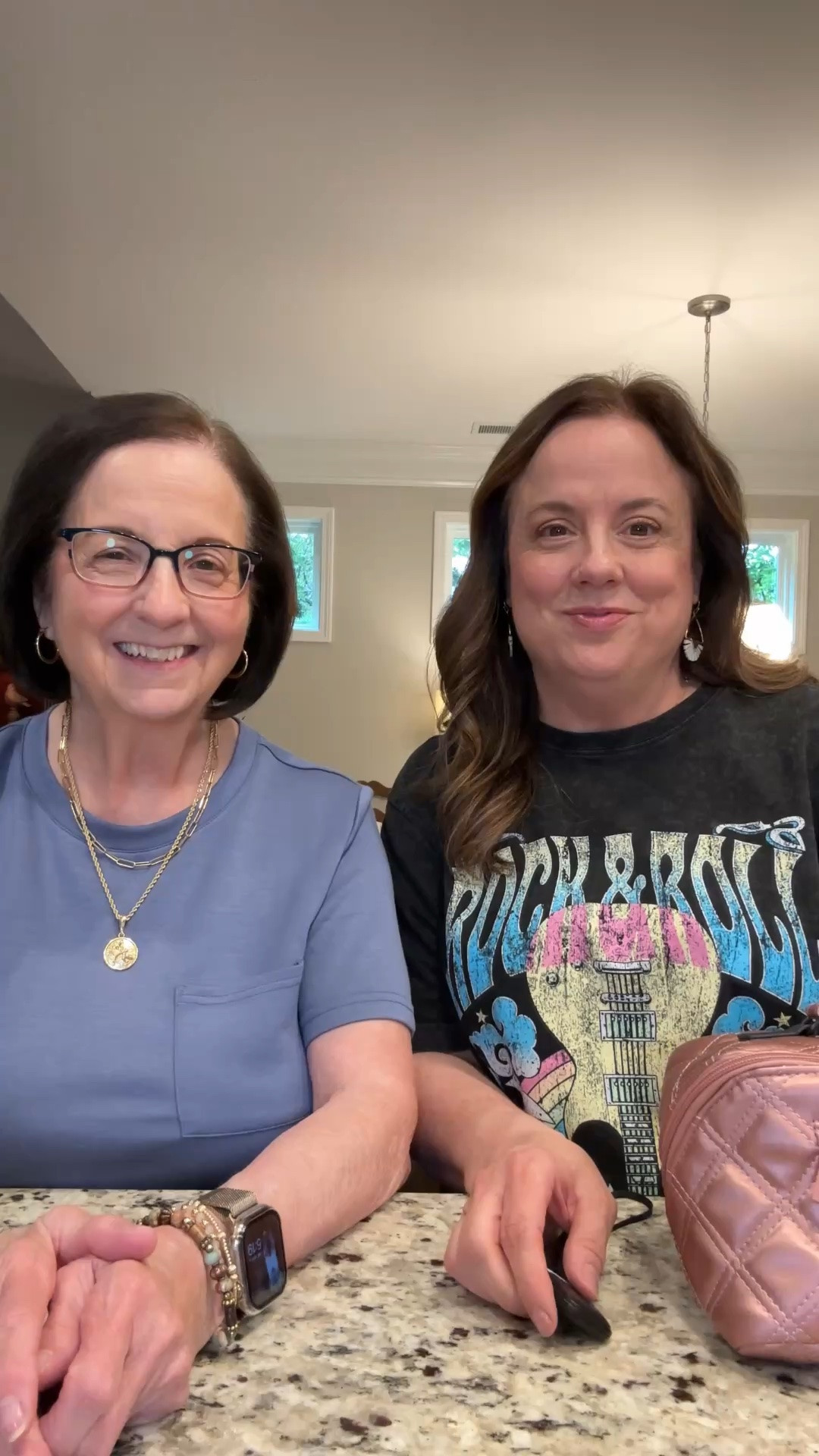 Kitchen Talk featuring our new faves!

Prime Prometics color changing foundation (available on their website, not linkable on LTK)

Ihkwip cosmetic cases from @QVC 

And sunglasses from Optimum Optical

#LTKOver40 #LTKBeauty