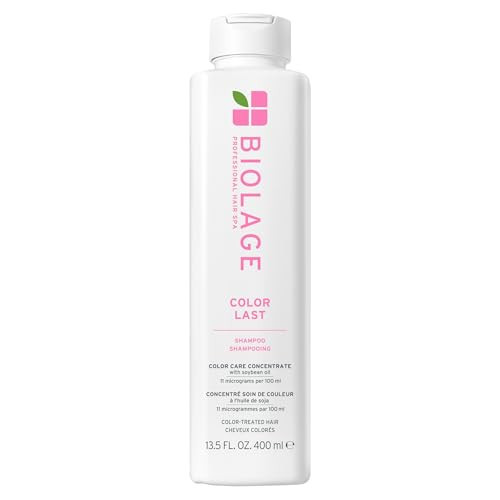 Biolage Color Last Shampoo - For Color-Treated Hair, Nourishes, Strengthens, Hydrates and Adds Shine, Soybean Oil & Stearic Acid, Paraben & Mineral Oil-Free, Vegan, 13.5 Fl Oz | Amazon (US)