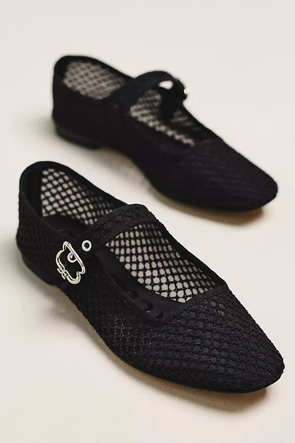 Sam Edelman Michaela Mesh Mary Jane Flats | Anthropologie (US)