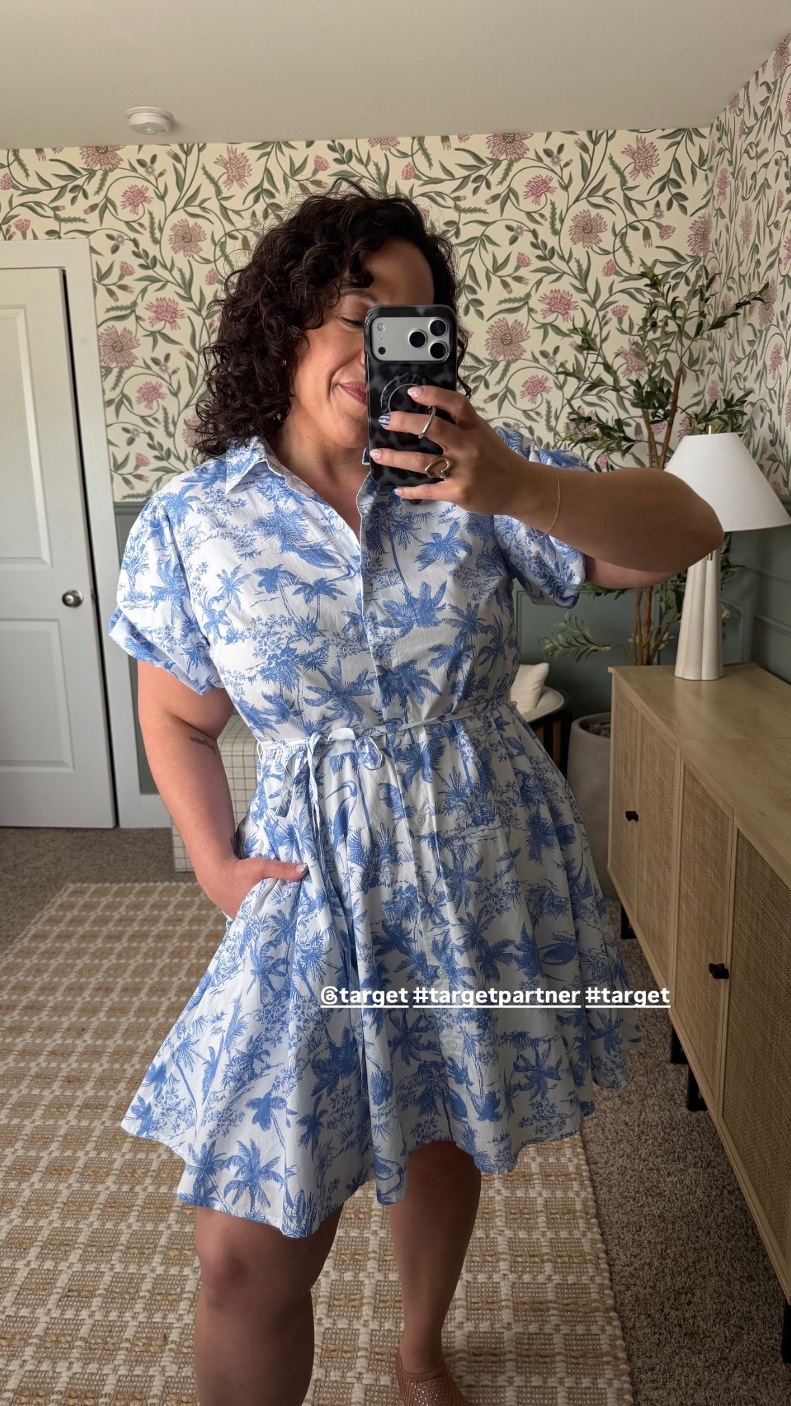 @Target #targetpartner #target easy mini dress from Target wearing size large perfect for spring 

#LTKMidsize #LTKMothersDay #LTKootd