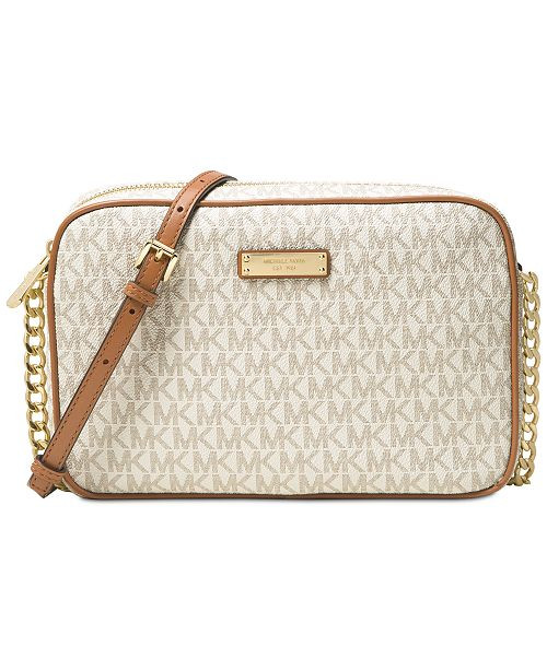 Signature Jet Set Item Large East West Crossbody | Macys (US)