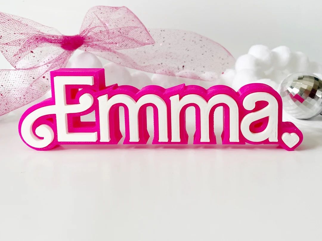 Custom Fashion Doll Style Name Sign | Personalized Gift for Girl | Kid Room Sign | Etsy (US)