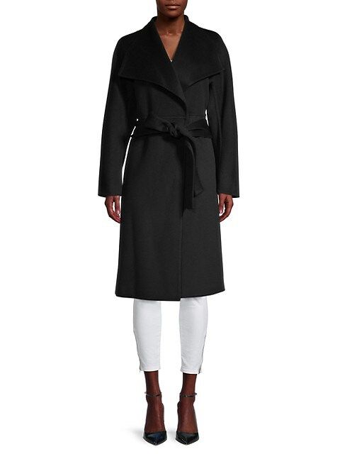Wool & Cashmere-Blend Tie-Front Coat | Saks Fifth Avenue OFF 5TH