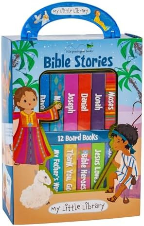 My Little Library: Bible Stories (12 Board Books)      Hardcover – Illustrated, March 15, 2020 | Amazon (US)