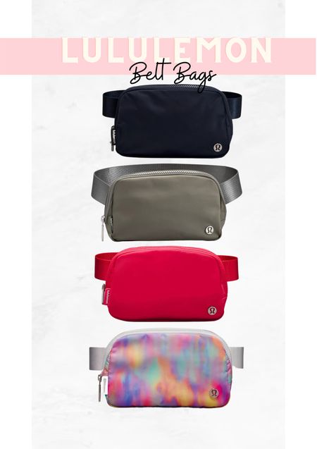 Lululemon belt bags in stock. Summer travel and fun colors  

#LTKstyletip #LTKunder50 #LTKtravel