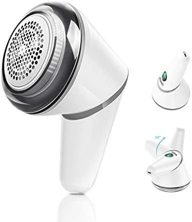 Fabric Shaver Electric Lint Remover Sweater Defuzzer with Rotating Ergonomic Handle and Replaceab... | Amazon (US)