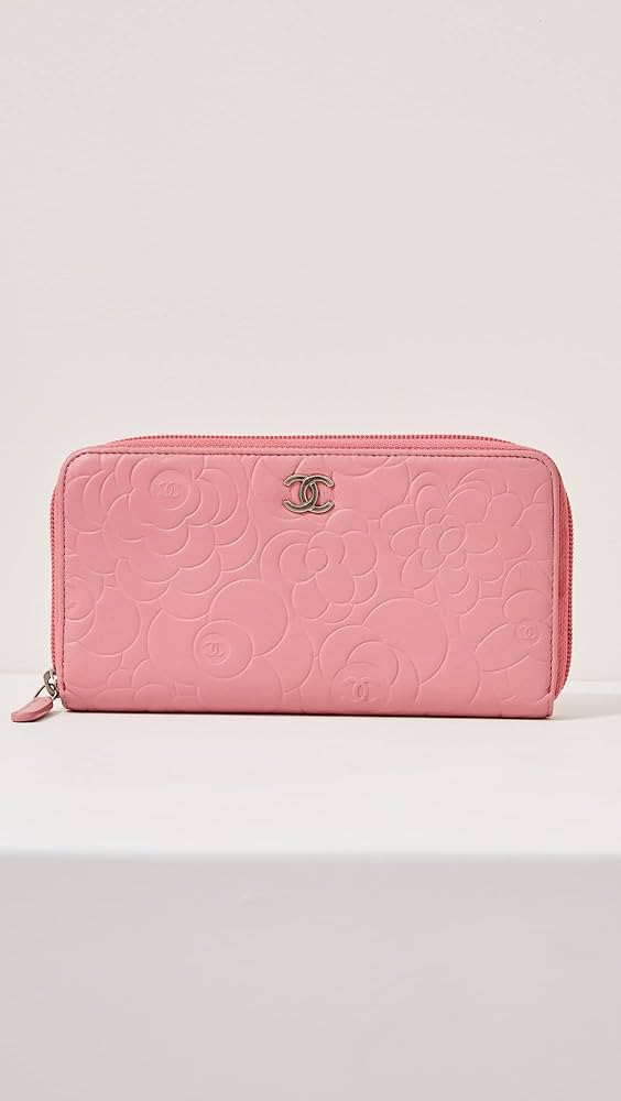 Amazon.com: CHANEL Women's Pre-Loved Pink Embossed Camellia Wallet, Pink, One Size : Luxury Store... | Amazon (US)