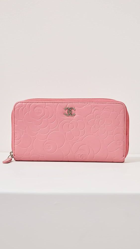 Amazon.com: CHANEL Women's Pre-Loved Pink Embossed Camellia Wallet, Pink, One Size : Luxury Store... | Amazon (US)