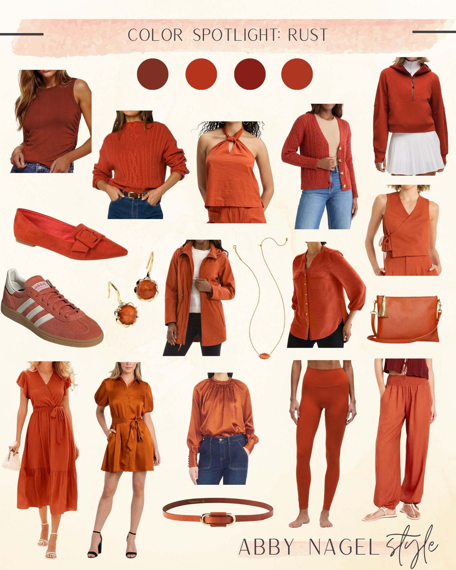 Color Spotlight: RUST 🍁

#LTKFindsUnder100 #LTKStyleTip #LTKFindsUnder50