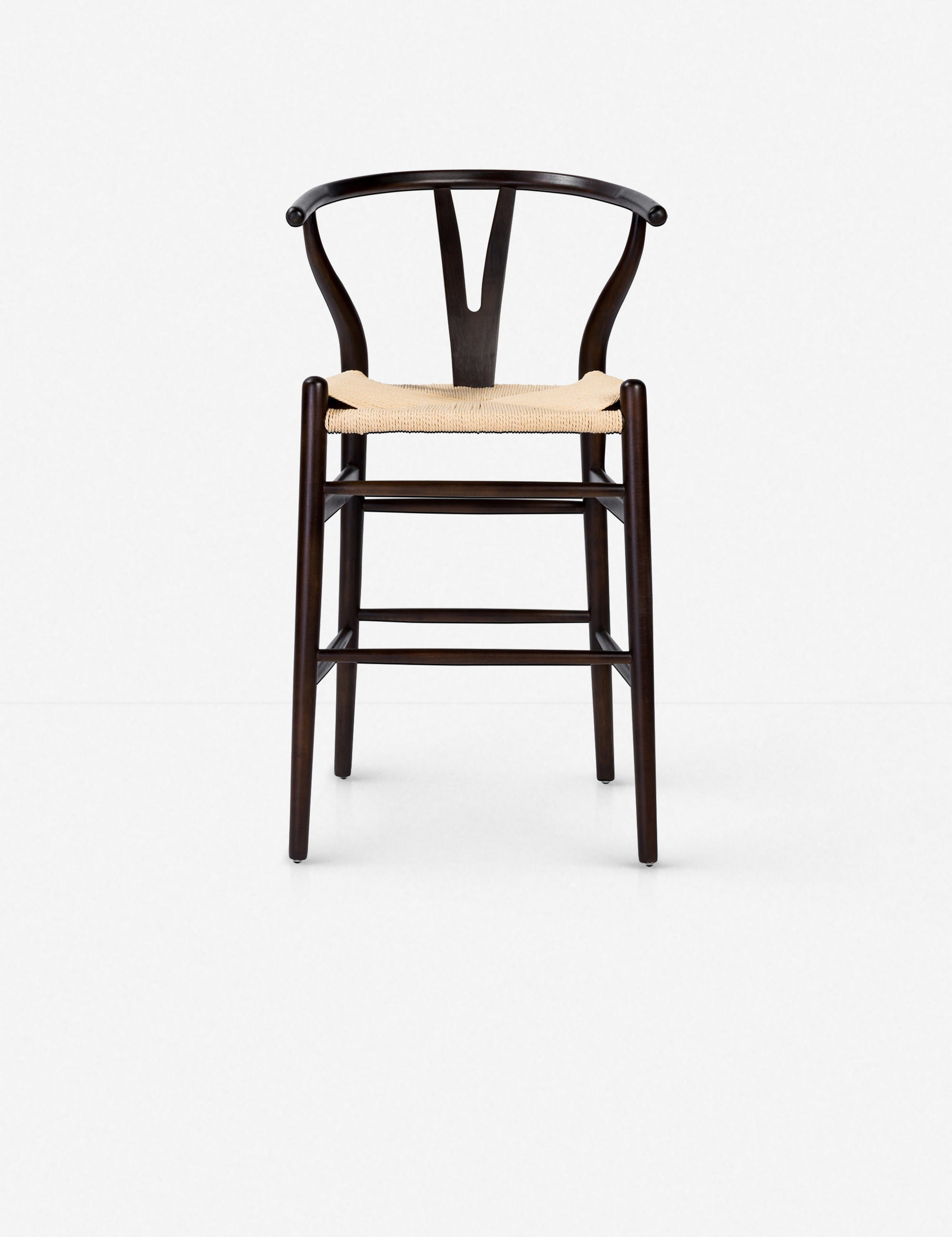 Cylia Counter Stool, Walnut | Lulu and Georgia 