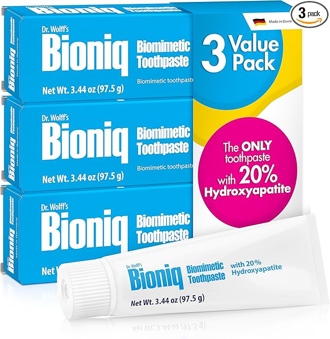 Bioniq Classic Fluoride Free Toothpaste with 20% Hydroxyapatite, Clinically Tested for Sensitive ... | Amazon (US)
