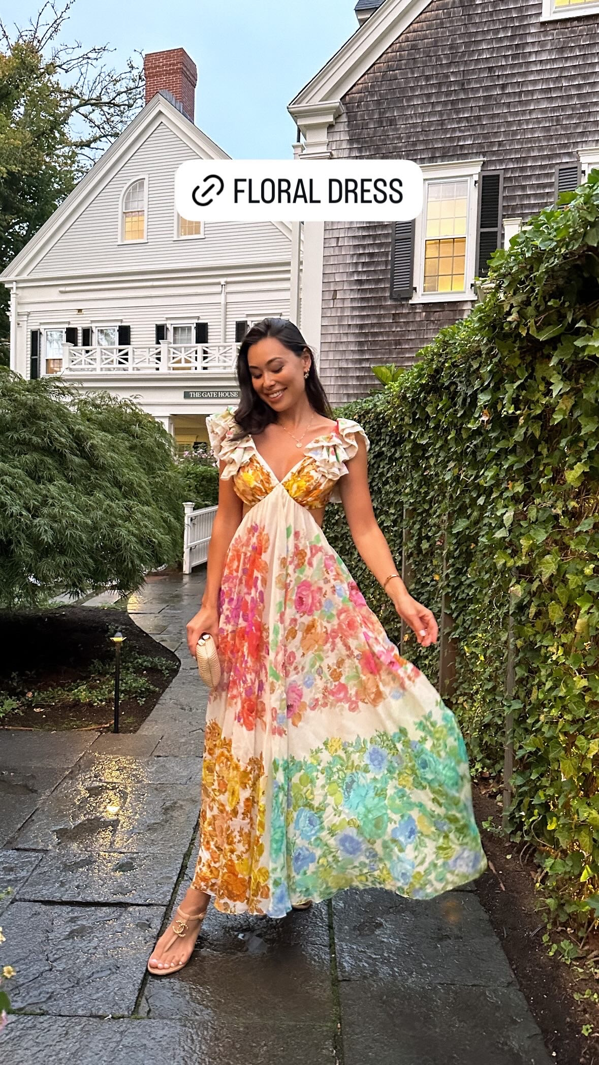 Floral dress, Zimmermann, Nantucket. 

#LTKParties #LTKWedding #LTKSeasonal
