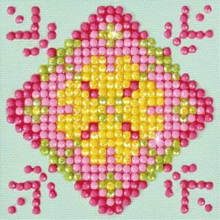 Diamond Dotz® Patchwork Mandala 1 Diamond Painting Kit | 3" x 3" | Michaels® | Michaels Stores