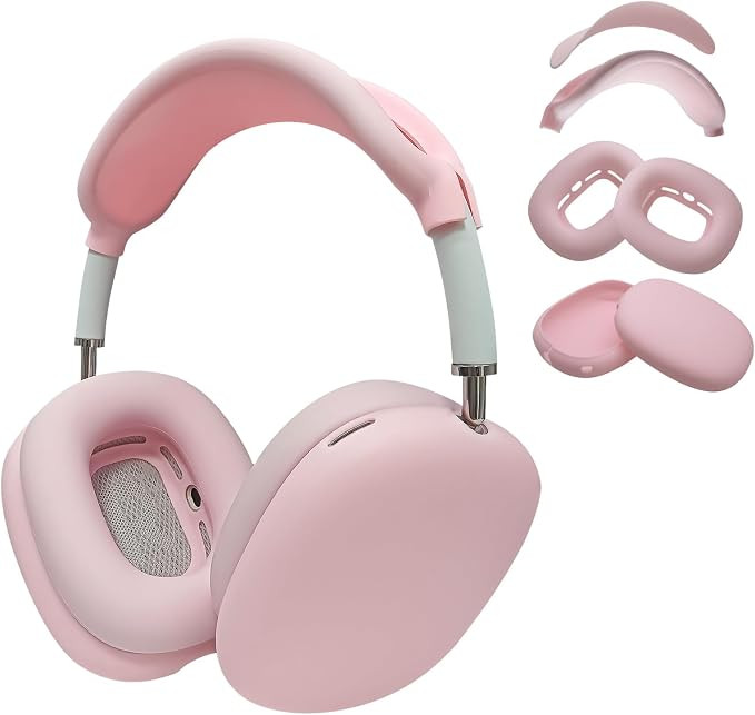 Adhiper Silicone Case Cover for AirPods Max Headphones,【4 in 1】 Upgraded Ear Pad Case Cover/E... | Amazon (US)