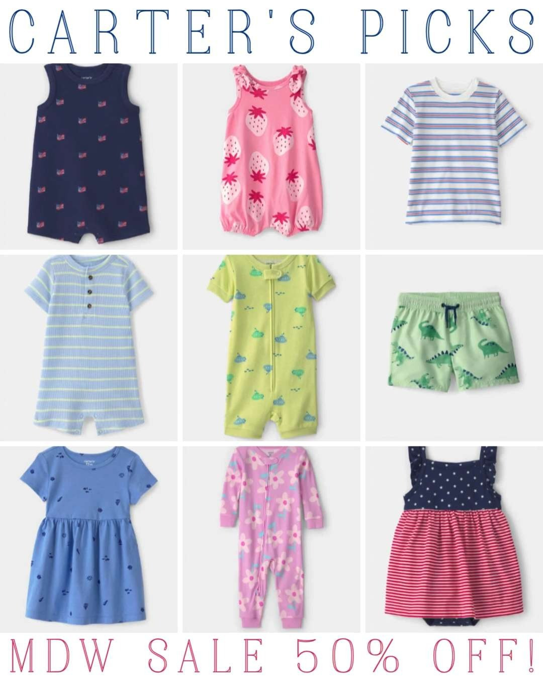 So many CUTE finds under $15 for Carter’s MDW sale! Everything is 50% off! Lots more linked too. @carters #Carters #CartersPartner @oshkoshkids #ad

#LTKSeasonal #LTKBaby #LTKKids