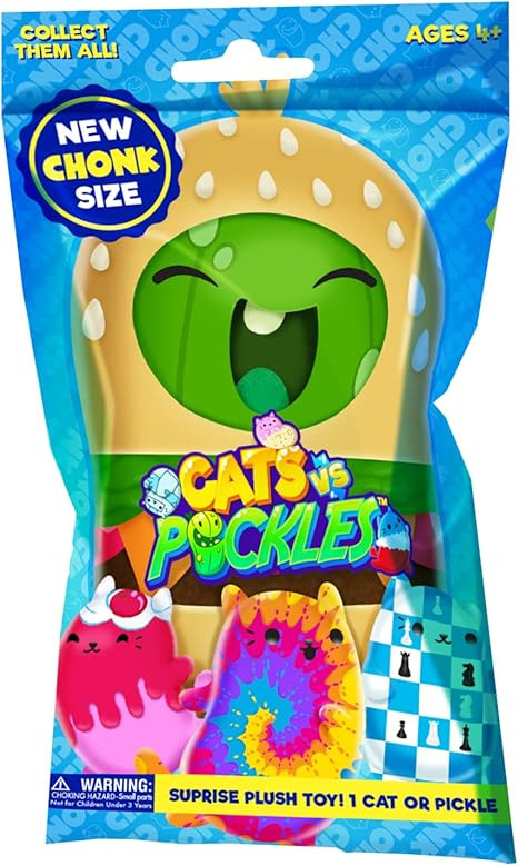 Cats vs Pickles - Chonks - 1pc Mystery Bags - 6" Super-Soft & Bean-Filled Plushies! Collect These... | Amazon (US)