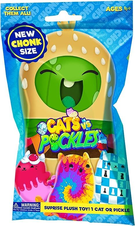 Cats vs Pickles - Chonks - 1pc Mystery Bags - 6" Super-Soft & Bean-Filled Plushies! Collect These... | Amazon (US)