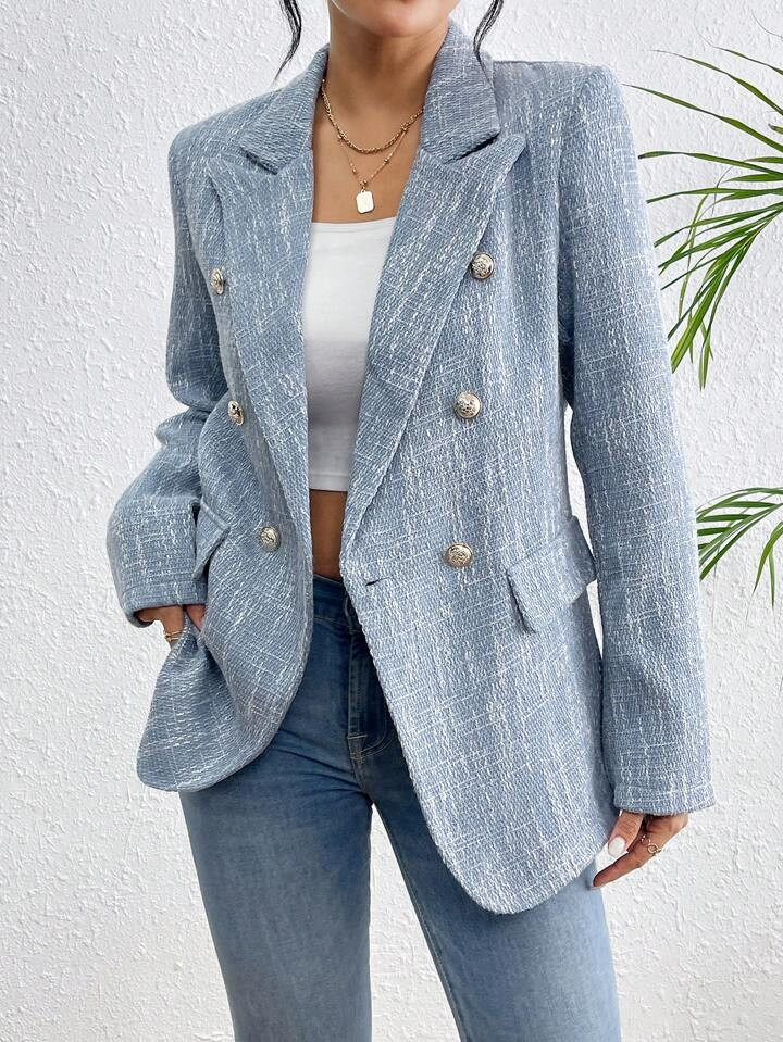 SHEIN Relaxiva Women's Elegant Fashionable Commuter Suit Jacket | SHEIN