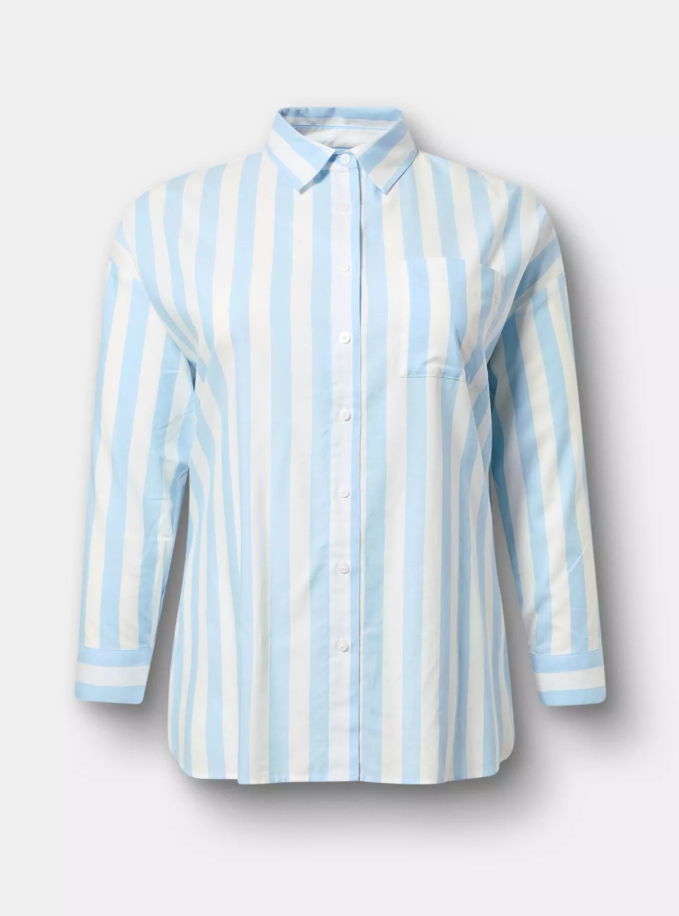 Drop-Shoulder Button-Up Shirt | Torrid (US & Canada)