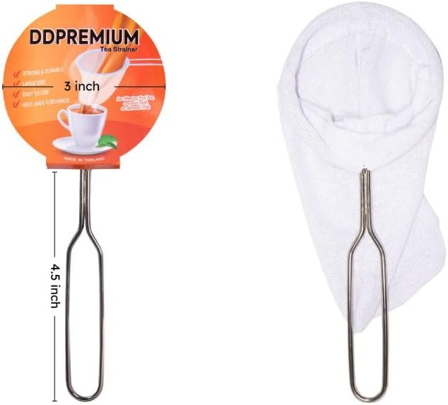 Coffee Sock Strainer Traditional Thai Brewing Coffee Filter for Rich Coffee and Tea 3 inch | Amazon (US)