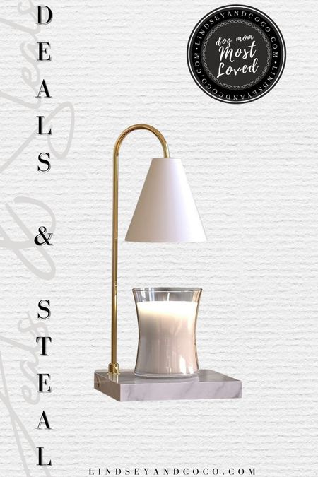 White marble candle warmer lamp.  Kitchen counter decor, Amazon finds, neutral decor 

#LTKstyletip #LTKhome #LTKunder100