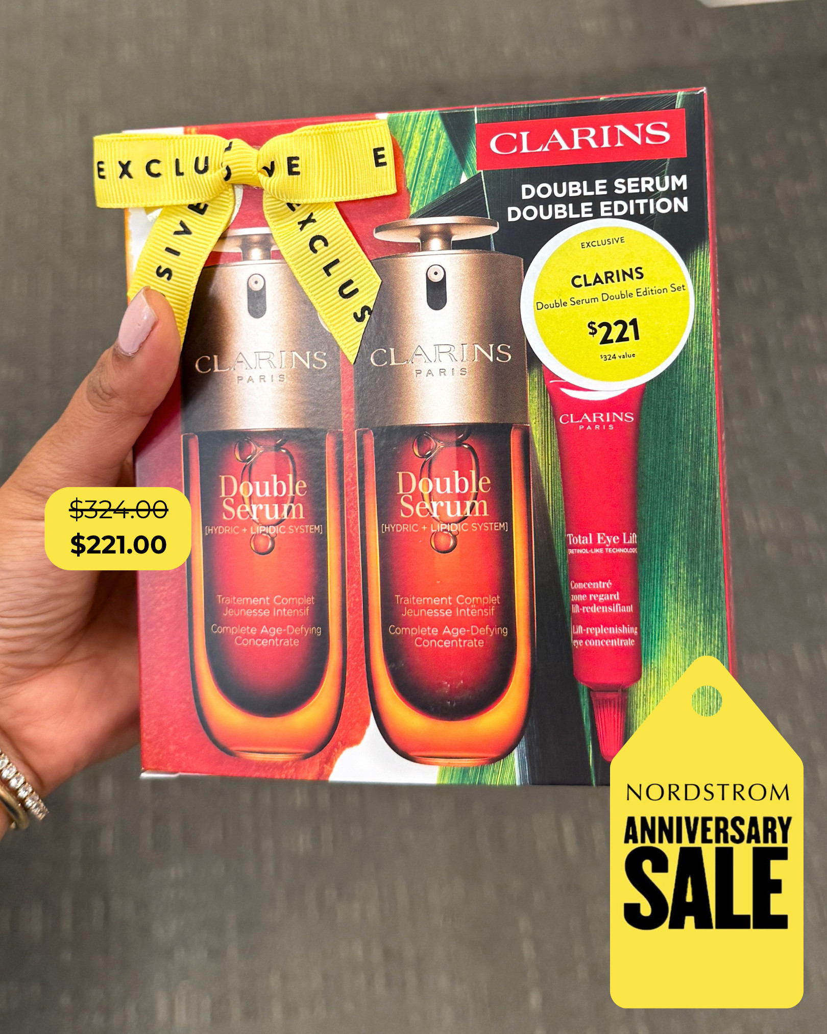Nordstroms Anniversary Sale has started- you don't want to miss out! Clarins Serum is one of my favorites! @nordstrom #nordstromanniversarysale 

 #LTKSaleAlert