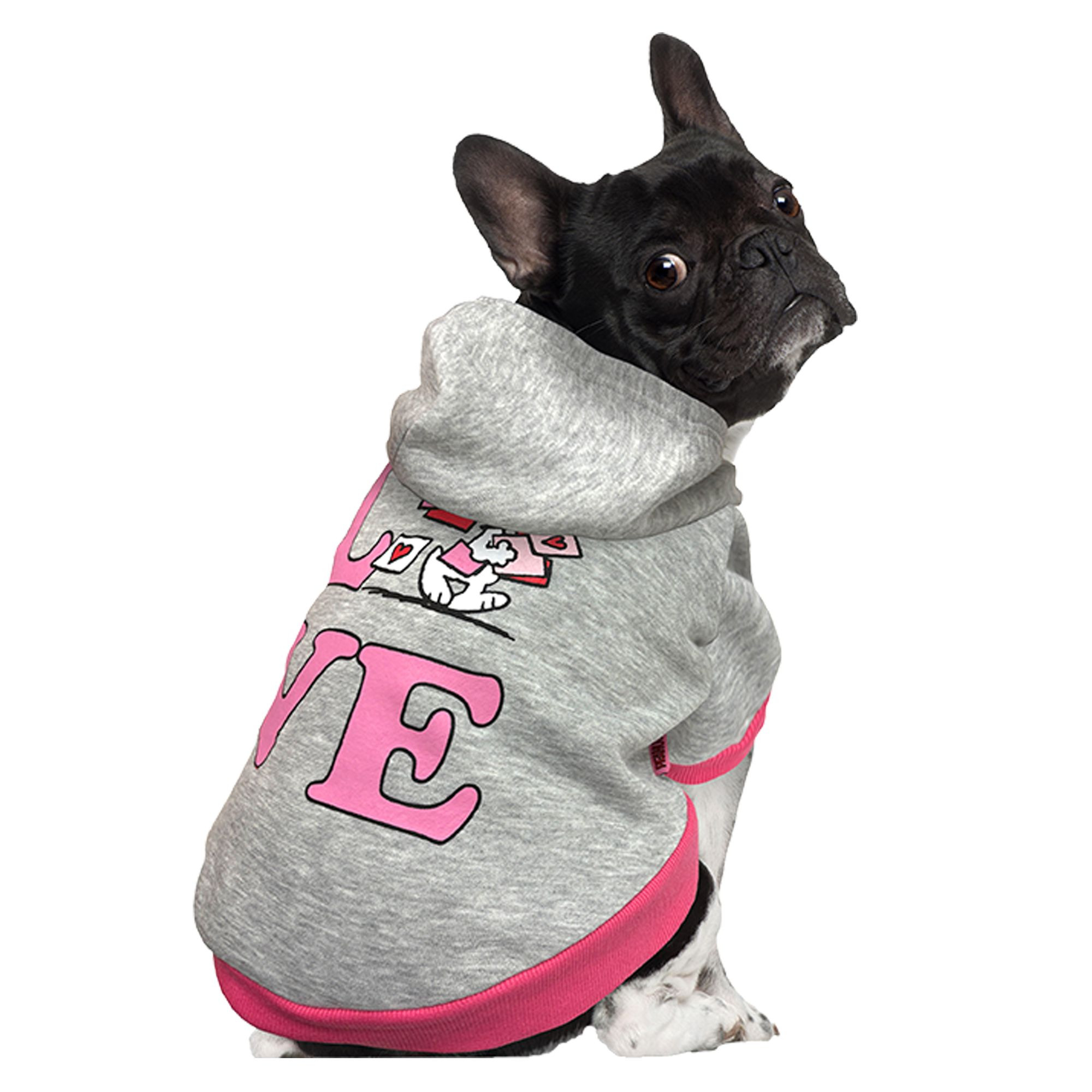 Pink LOVE Snoopy Hoodie | PetSmart