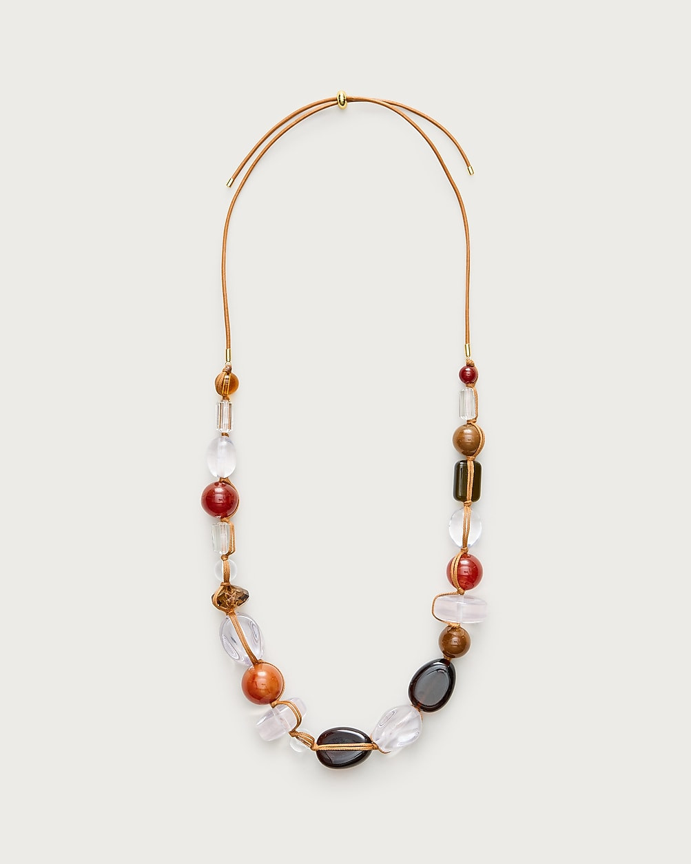 Chunky mixed-bead necklace | J. Crew US