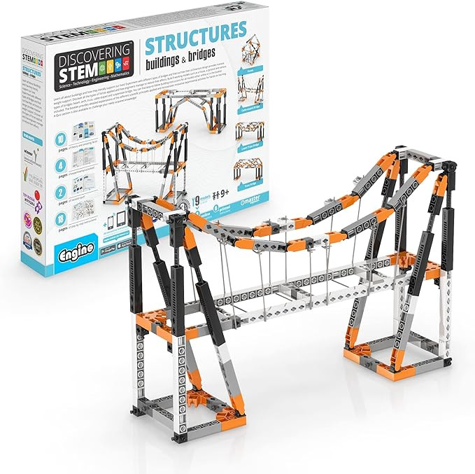 Engino- STEM Toys, Buildings & Bridges, Construction Toys for Kids 9+, Educational Toys, Gifts fo... | Amazon (US)