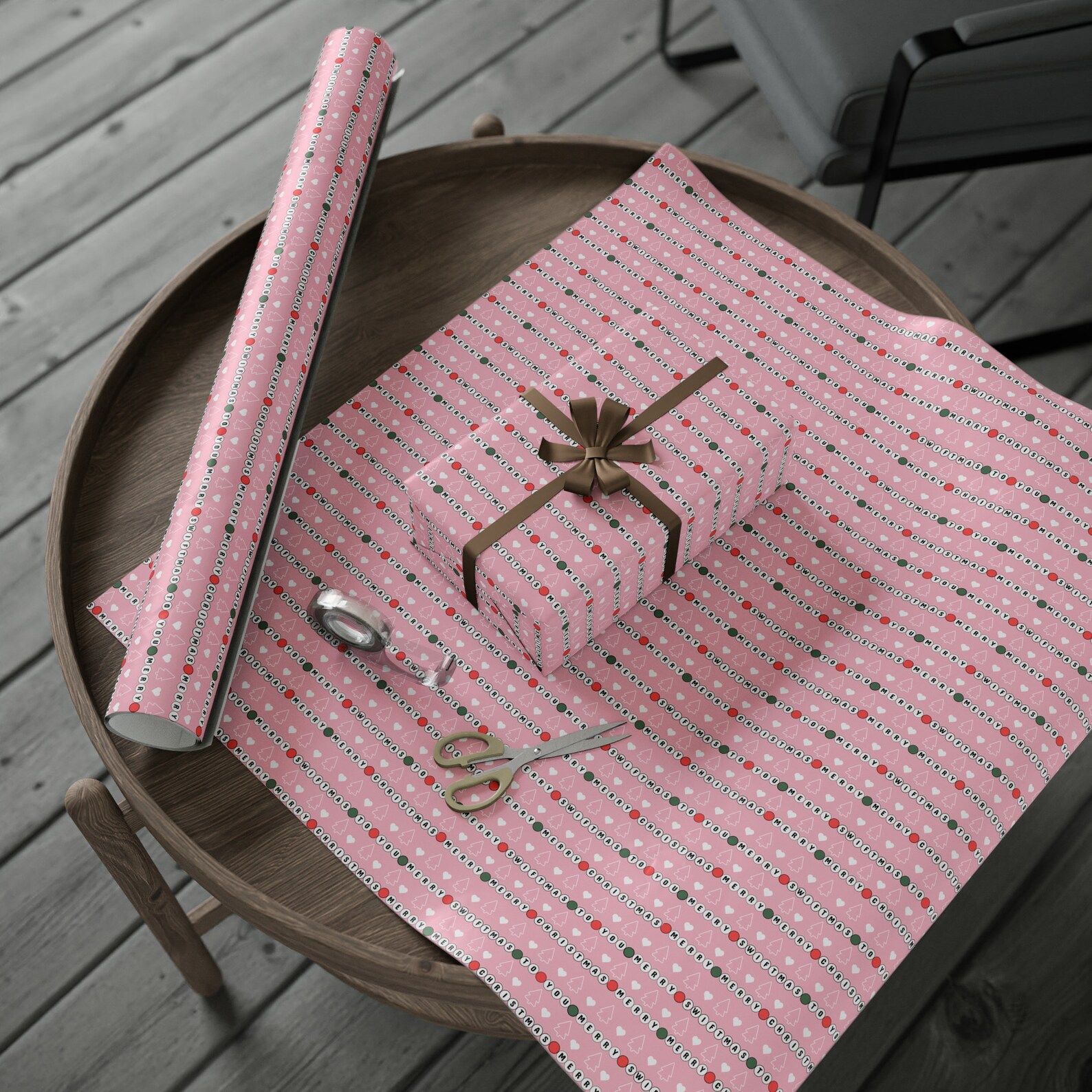 Swiftie Eras Friendship Bracelet Theme Christmas Gift Wrapping Paper for Swiftie Fan | Etsy (US)