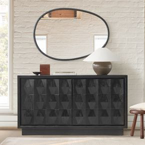 Carved Pattern 6-Drawer Dresser (62") | West Elm (US)