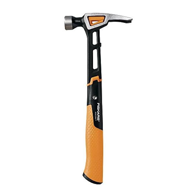Fiskars IsoCore 16 oz Rip Claw Finishing Hammer, 13.5 Inch | Amazon (US)