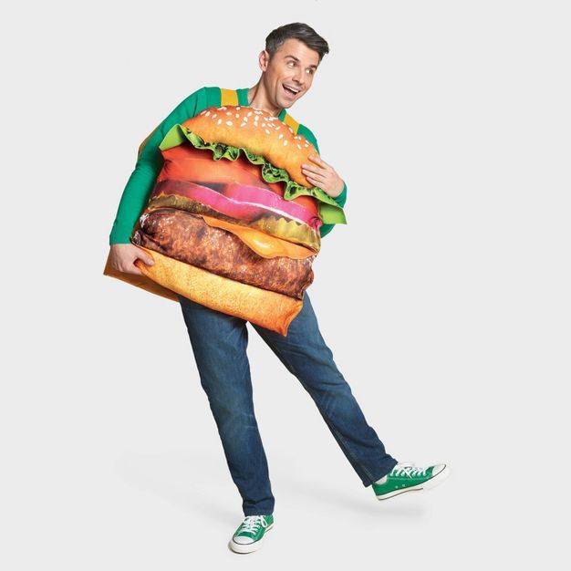 Adult Hamburger Halloween Costume One Size - Hyde &#38; EEK! Boutique&#8482; | Target