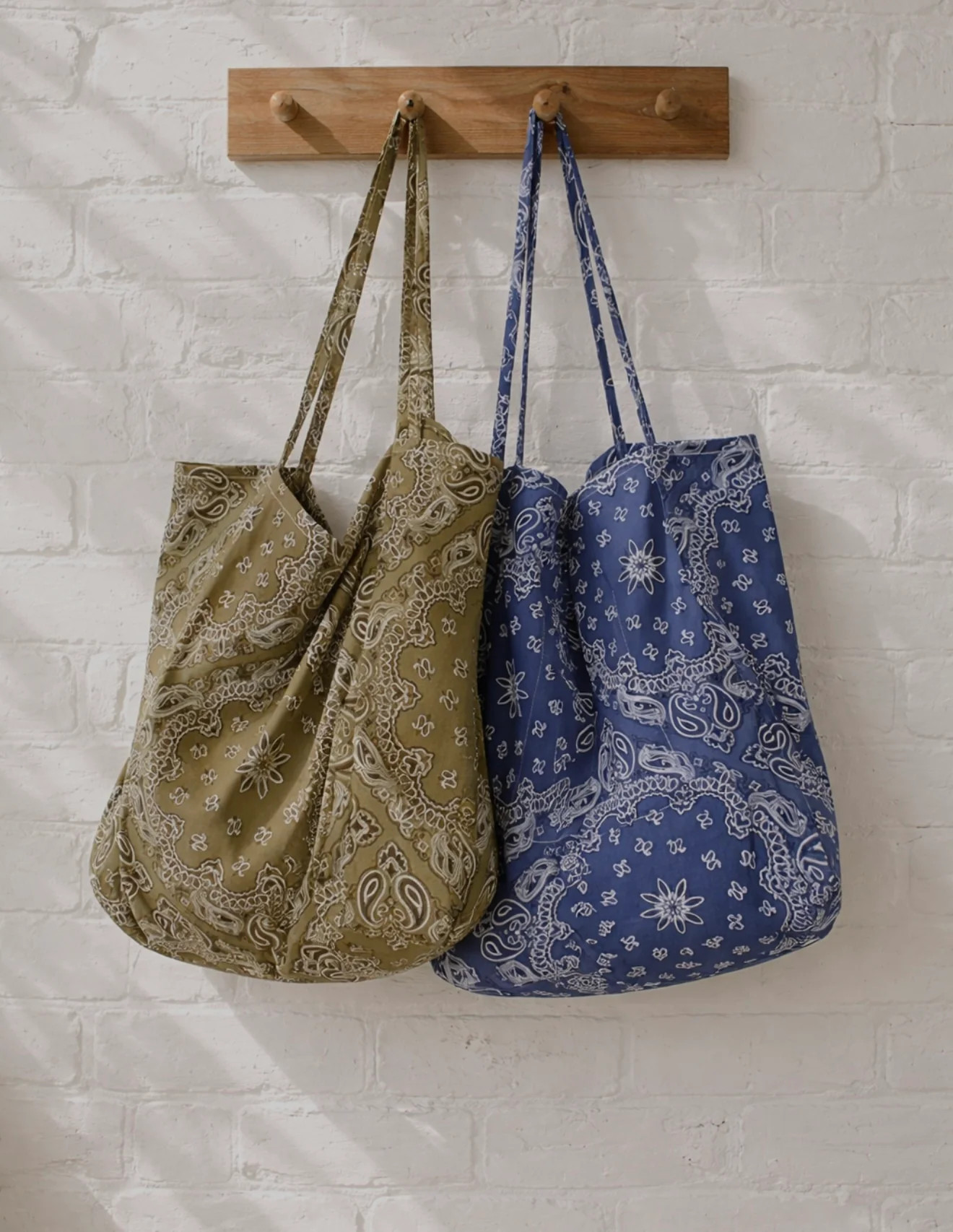 The everyday canvas bandana tote | Second Stories